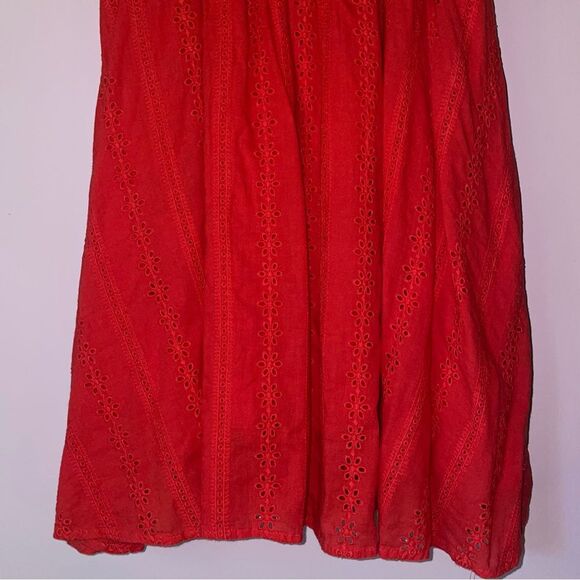 Impressions Lace Bralette Mini Dress Women M Babydoll Romantic Fairy Boho Eyelet - Picture 9 of 9